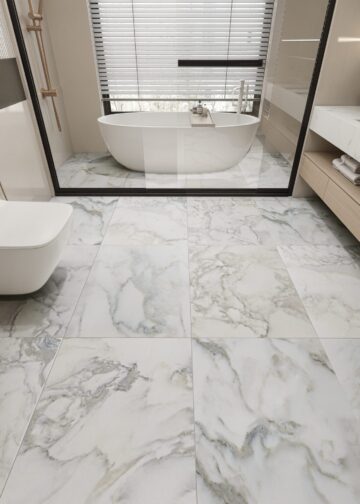 Calacatta Oliva marble defines modern luxury with natural character